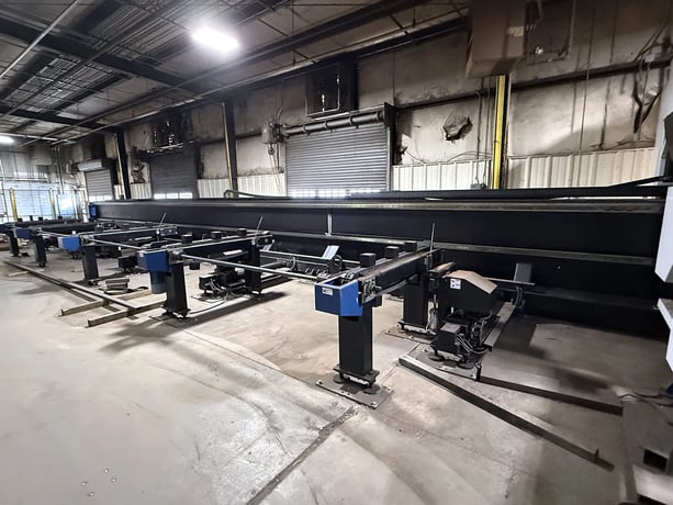 HSG #TX15036, CNC tube laser, 6 kW, 14.17" max diameter, 50' infeed/outfeed, 3,150 IPM, 2023 - Image 5