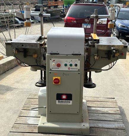 Balestrini #Micron, Oscillating Slot Mortiser, Twin Tables, 400-500 Mortises/Hr., 4.72" Mortise Length, 3.14" - Image 2