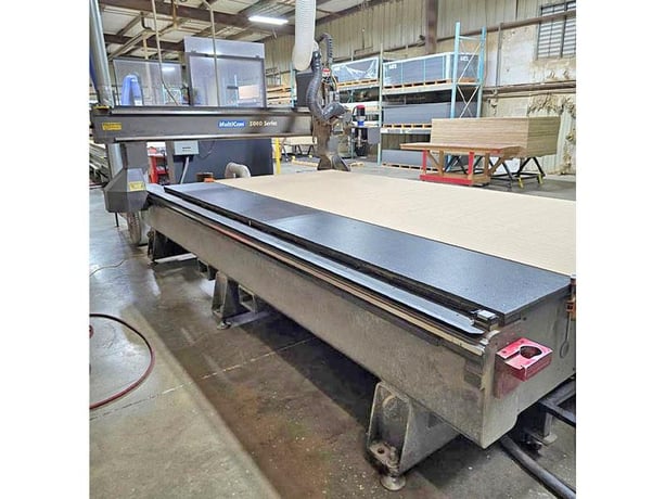 Multicam #5000-5-305-R, CNC Router w/ATC, 6' x 12' Table, 13.6 HP HSD HSK Spindle, 24,000 RPM, 8 ATC, Fanuc - Image 1