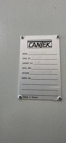 43" Cantek #PR-1100-NDA, 3-Head Planer/Sander, 7" Helical Head 30 HP, 10" Steel Roll 30 HP, Combo Head 25 HP - Image 10