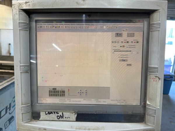 Flow #Mach-3-4020B, Waterjet Cutting System, 87,000 PSI, 6.5' x 13' table, 5-Axis, 2012 - Image 6