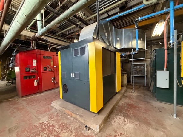 717 cfm, 125 psig, Kaeser #DSD-150, Rotary Screw Air Compressor, 150 HP, 575 V., 2022, 2022 - Image 2