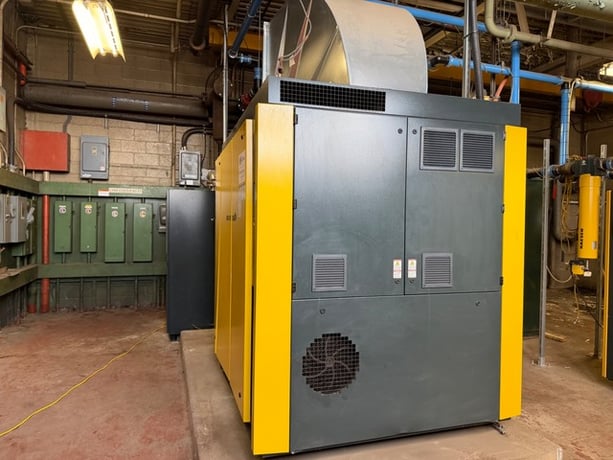 717 cfm, 125 psig, Kaeser #DSD-150, Rotary Screw Air Compressor, 150 HP, 575 V., 2022, 2022 - Image 7