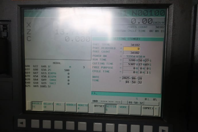 Daewoo Doosan #PUMA-V400M, CNC vertical lathe, 18" chuck, 3000 RPM, 22 KW, 12-station turret, live tooling - Image 3