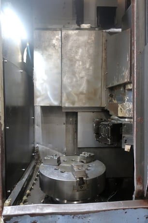 Daewoo Doosan #PUMA-V400M, CNC vertical lathe, 18" chuck, 3000 RPM, 22 KW, 12-station turret, live tooling - Image 4