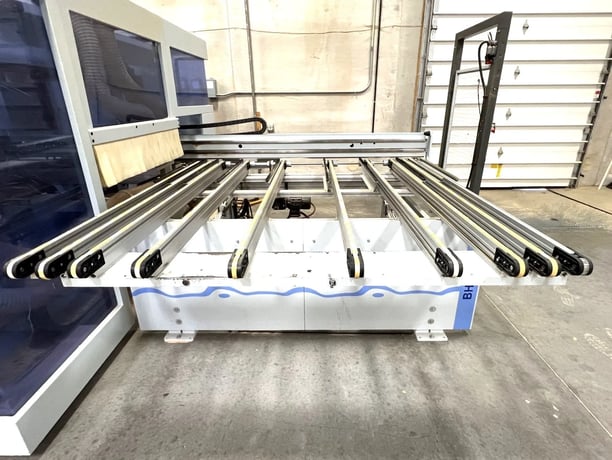 Weeke #BHX-500, CNC Machining Center, 98" X, 39" Y, 7500 RPM, Dual 36-Spindle Boring Blocks, 453 FPM X, 262 - Image 7