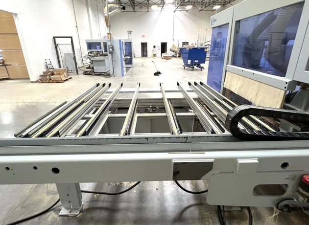 Weeke #BHX-500, CNC Machining Center, 98" X, 39" Y, 7500 RPM, Dual 36-Spindle Boring Blocks, 453 FPM X, 262 - Image 10