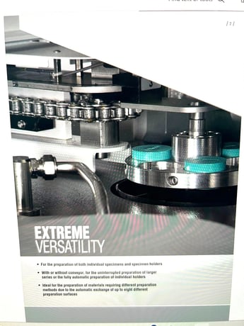 Specimen Preparation Machine, Struers #HEXAMATIC, Automatic Grinding & Polishing, 8-Station Disc Exchange - Image 2