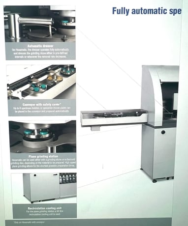 Specimen Preparation Machine, Struers #HEXAMATIC, Automatic Grinding & Polishing, 8-Station Disc Exchange - Image 4