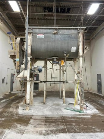 135 cu.ft. J.H. Day, Stainless Steel Double Spiral Ribbon Blender, top cover, 30 HP explosion proof motor - Image 2