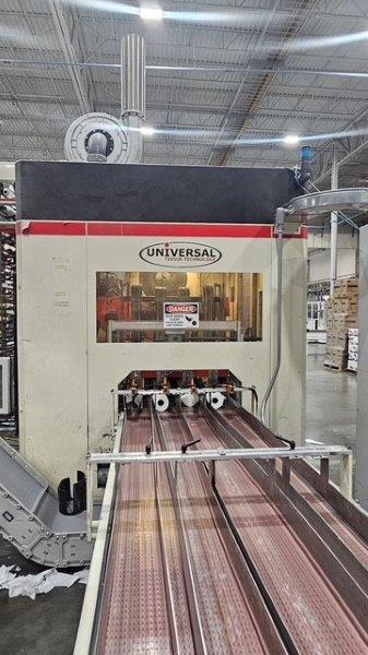 108" Universal Tissue Technology, BRT/KRT rewinding line, 4-lane orbital log saw, 400 MPM, 2016 - Image 7