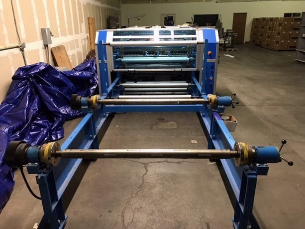 47" Cavalleri #CT14, Sheeter, dual shafted unwind, decurling, 54.1" max roll diameter, 180 CPM, 2020 - Image 2