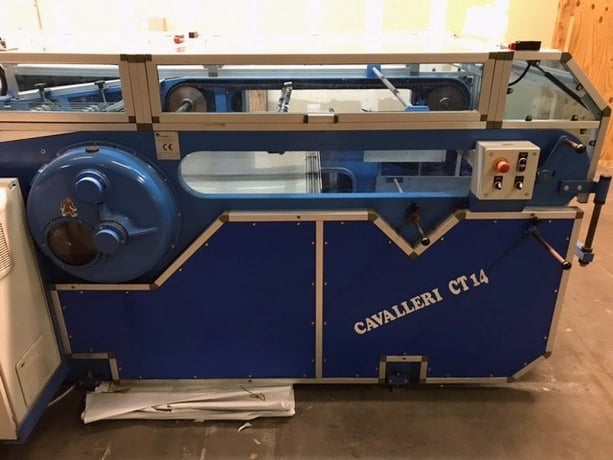 47" Cavalleri #CT14, Sheeter, dual shafted unwind, decurling, 54.1" max roll diameter, 180 CPM, 2020 - Image 4