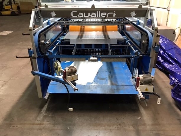 47" Cavalleri #CT14, Sheeter, dual shafted unwind, decurling, 54.1" max roll diameter, 180 CPM, 2020 - Image 7