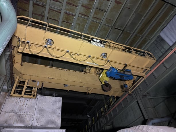 110/10 Ton, Virginia Crane, 37'-11" Span, 30' lift, Class D, 1997 - Image 1