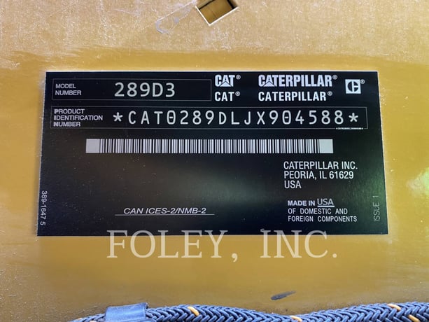 Caterpillar 289D3, 1300 hours, S/N: JX904588, 2021 - Image 6
