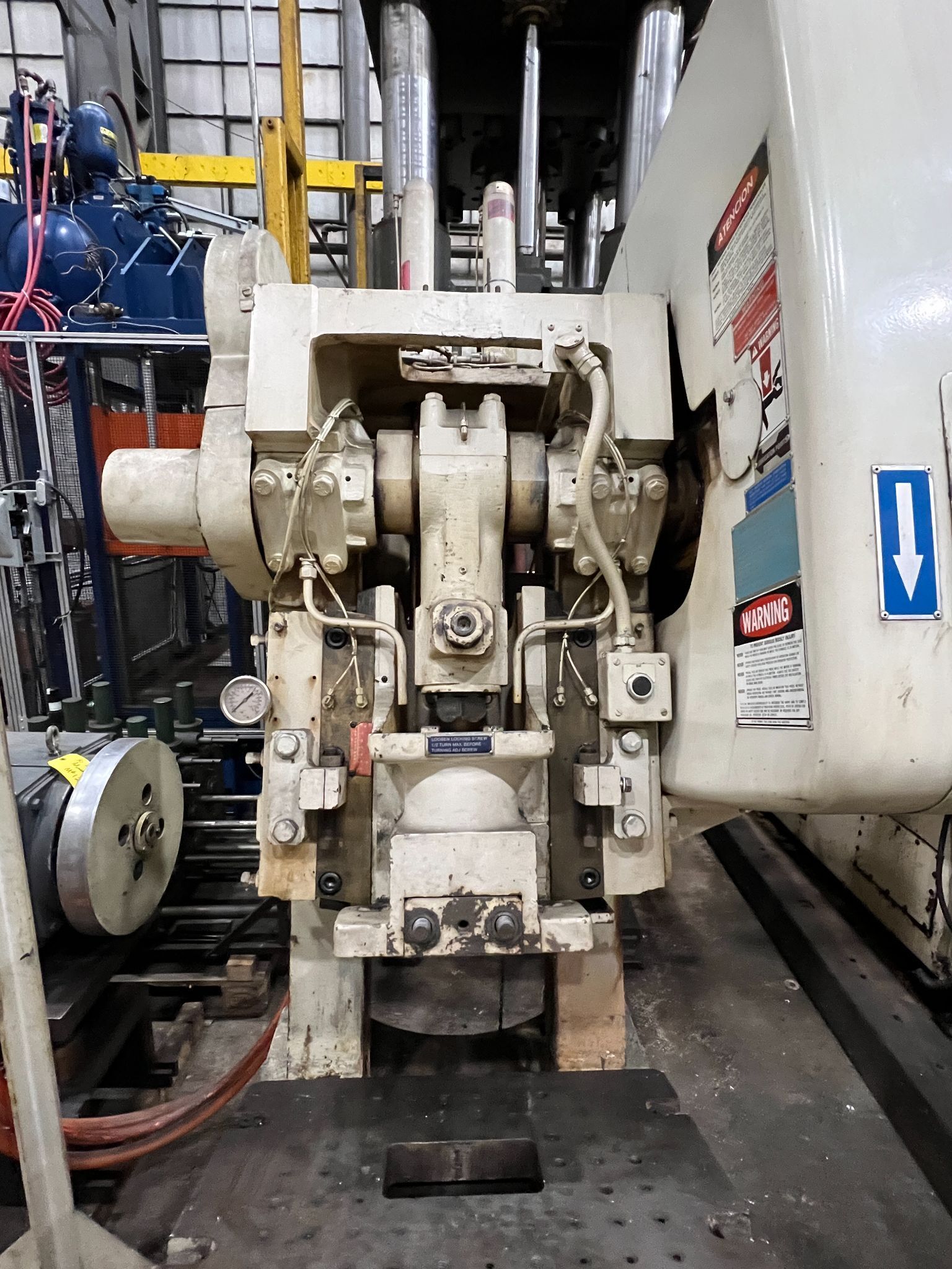35 Ton, Bliss #C-35, flywheel OBI press, 3" stroke, 10.75" Shut Height, 2.5" adj., 26.5" x 17" bed, 120 SPM - Image 4
