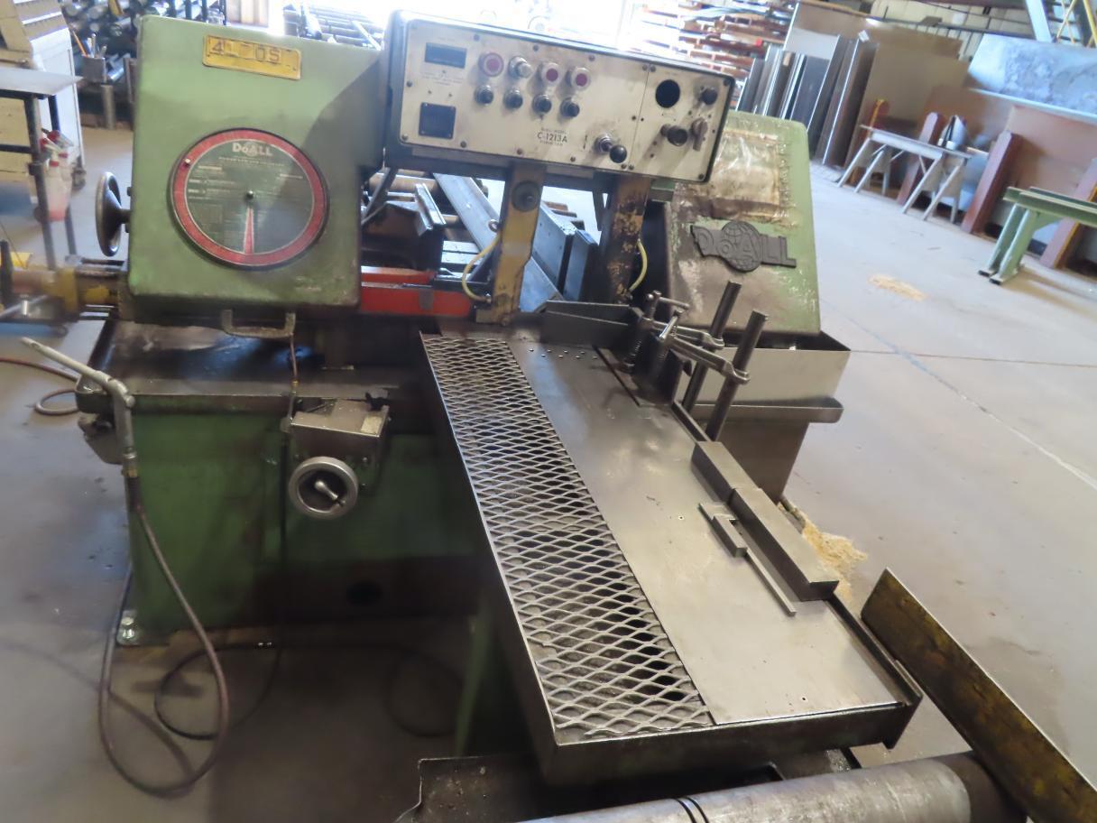 12-3/4" x 13" DoAll #C-1213A, Automatic Horizontal Band Saw, 1.5" Blade, 60-350 FPM, 5 HP, 460V, 3 Ph., 1989 - Image 2