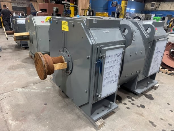1250 HP 850/1000 RPM General Electric, Frame CD6885, Shunt, TEWAC, 500 VA, 240/120 VF, Ready to go - Image 4
