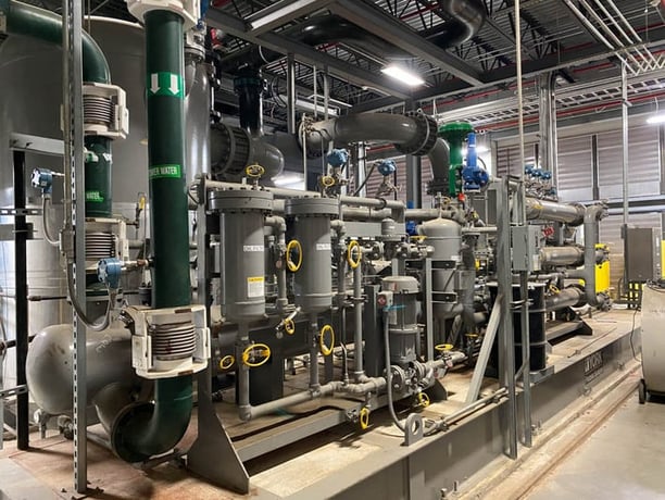 4,500 HP Frick #TDSH408S, Screw Compressor Package, LNG/High Stage, Teco Westinghouse Driver, 4,160 V., 700 - Image 1