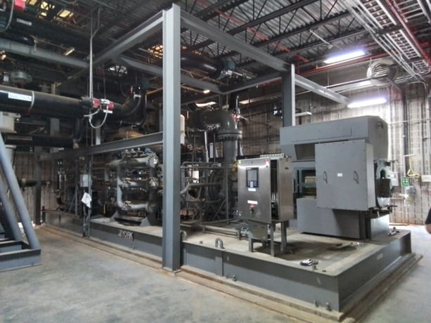 4,500 HP Frick #TDSH408S, Screw Compressor Package, LNG/High Stage, Teco Westinghouse Driver, 4,160 V., 700 - Image 3