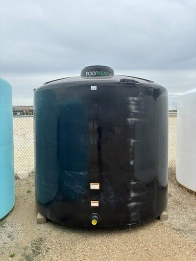 3,000 USG POLYWEST #VT2500, Polyethylene Storage Tank, 102" diameter x 94" H, 3-Year Warranty, 2026 (2 - Image 2