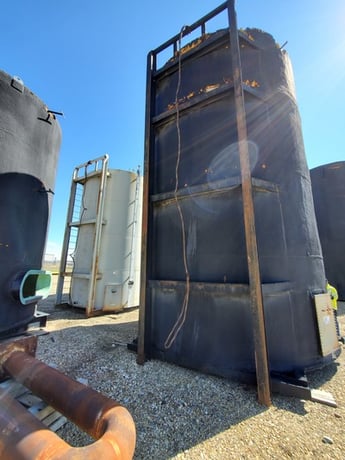 750 bbl Double Wall Coated Storage Tank, NUSCO, Devoe 253, API 12F Modified, 15' 6" x 24', Sour, 2001 - Image 8
