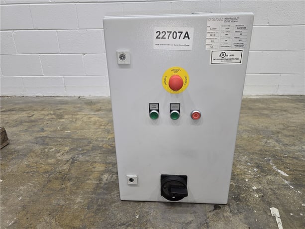 30 HP Granulator/Blower Starter Control Panel, 5 HP Blower, 460/3/60, Nema 4, New In 2020 - Image 1