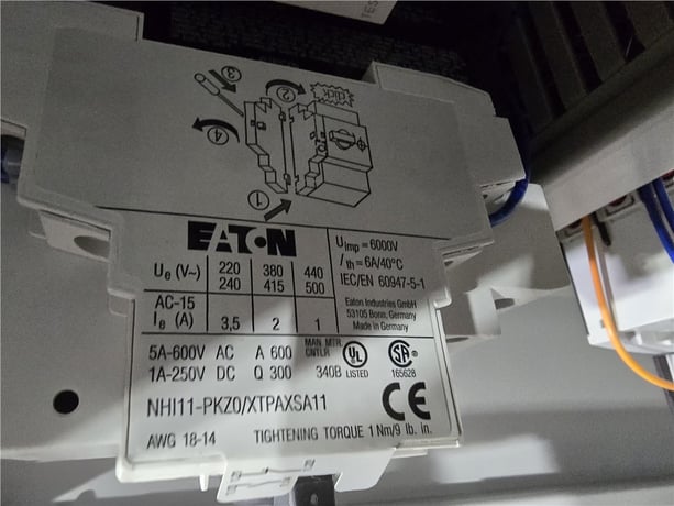 30 HP Granulator/Blower Starter Control Panel, 5 HP Blower, 460/3/60, Nema 4, New In 2020 - Image 9