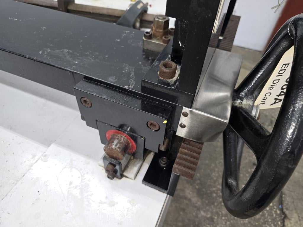 EDI, Die Cart, 72" Max Width Between Trunnions, Hand Operated Jack Screws for Splitting Die Halves - Image 3