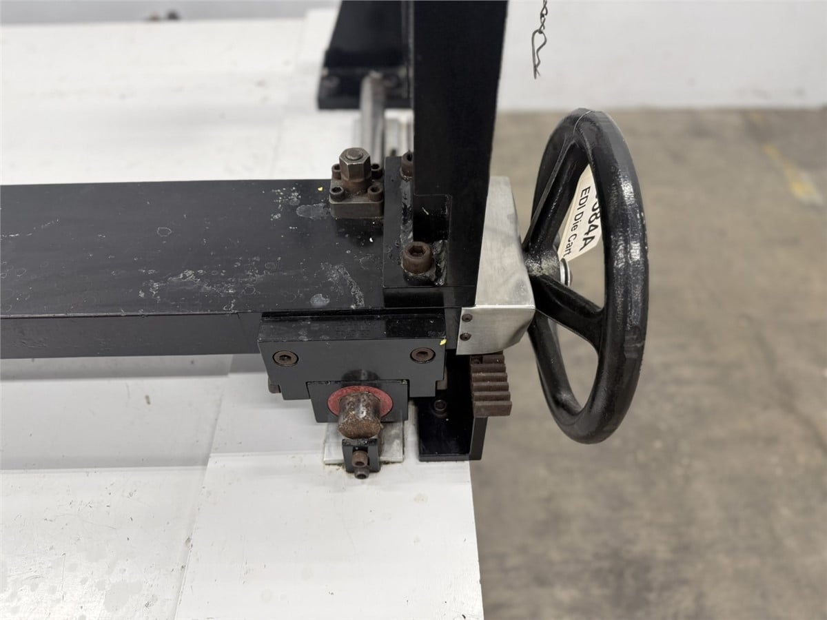 EDI, Die Cart, 72" Max Width Between Trunnions, Hand Operated Jack Screws for Splitting Die Halves - Image 7