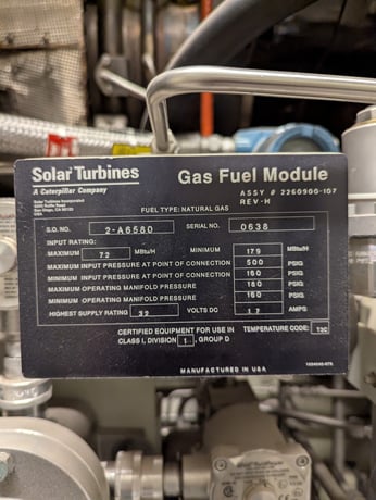 Solar #Saturn-10, Turbine Generator 480 Volts (3 available) - Image 6
