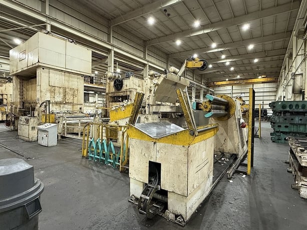 30,000 lb. Coe Press Equipment #CPR-PO-300-72 / CPPS-PO-500-72 / CPRF-872, complete servo feed line, 72" wide - Image 2