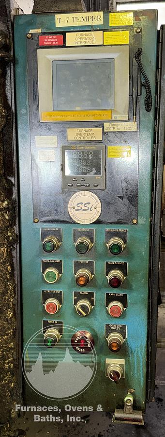 36" width x 36" H x 48" L J.L. Becker Gas Fired Box Tempering Furnace, Gas Fired, 1400&deg;F, 5 Availalble - Image 3