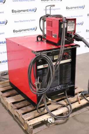 Lincoln #CV-400, DC power source, welder with LN-9 GMA wire feeder, not working, for parts - Image 3