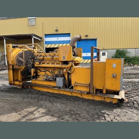 900 KW Caterpillar #398B, diesel generator set, open type, 1200 RPM, 277/480 Volts, 1,125 kVA, 60 Hz, 1,194 - Image 1