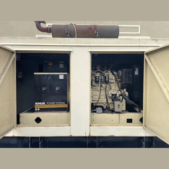 80 KW Kohler #80REOZJD, diesel generator set, standby, John Deere 4045HF285H Tier 2, 840 hours, 2007 - Image 8