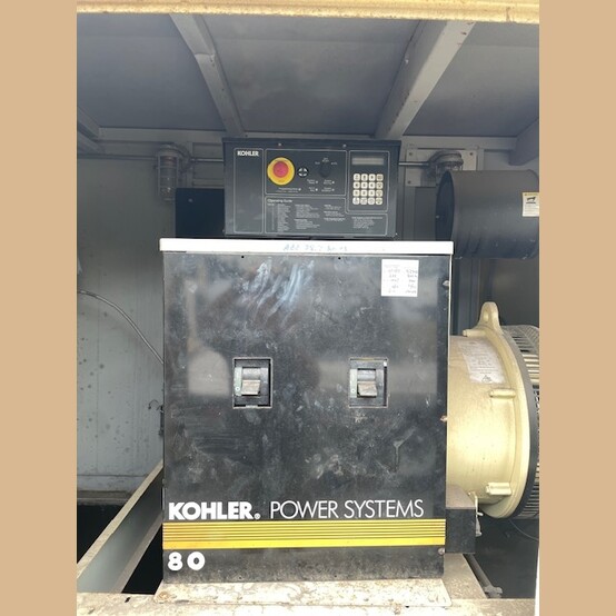 80 KW Kohler #80REOZJD, diesel generator set, standby, John Deere 4045HF285H Tier 2, 840 hours, 2007 - Image 10