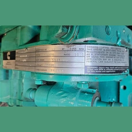 250 KW Cummins Onan #250GEBC, natural gas generator set, continuous duty, sound dampening, 1800 RPM, 480 - Image 8