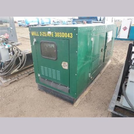 40 KW Stamford, natural gas generator set, Nissan 6-cyl engine, 8,887 hours, 2004 - Image 1