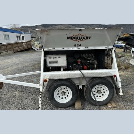 21 KW Mobilight, portable diesel generator, continuous, Perkins 38 KW engine, Stamford Newage gen, 240 Volts - Image 1