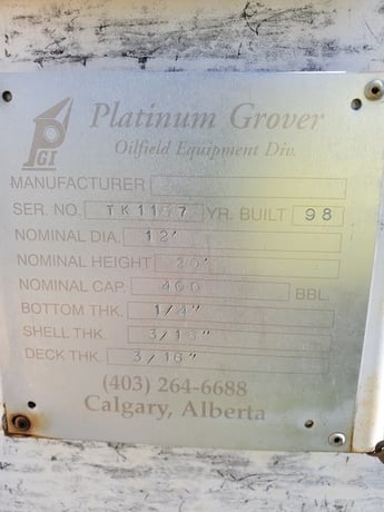 400 bbl Storage Tank (2 available) - Image 3