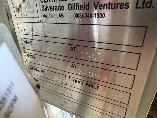30" Sweet Vertical Separator, 2-Phase, 150 psi - Image 7