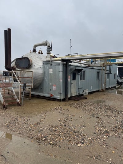 120" x 40' in plant Constructors, horizontal FWKO, 75 psi, 121&deg;F, 1991 - Image 1