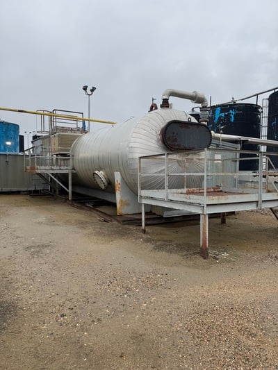 120" x 40' in plant Constructors, horizontal FWKO, 75 psi, 121&deg;F, 1991 - Image 2