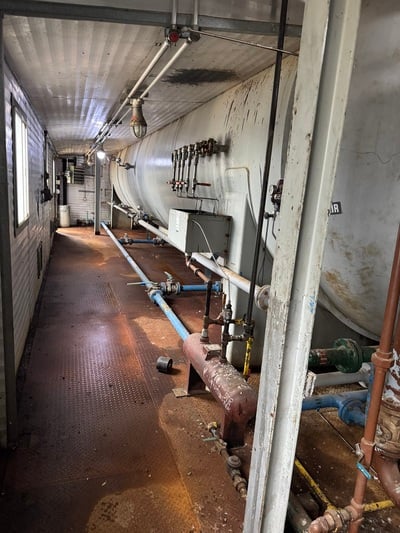 120" x 40' in plant Constructors, horizontal FWKO, 75 psi, 121&deg;F, 1991 - Image 3
