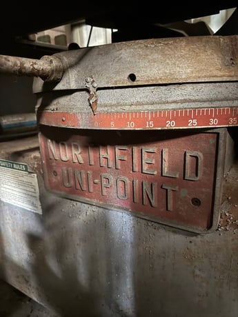 Northfield #X36AF, Uni-Point heavy duty radial arm saw, 5 HP - Image 5