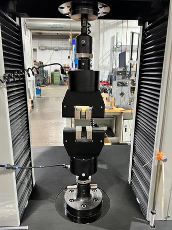 Frank Bacon, 225 lbf (1kN) side action pneumatic grips, footswitch, new set - Image 1