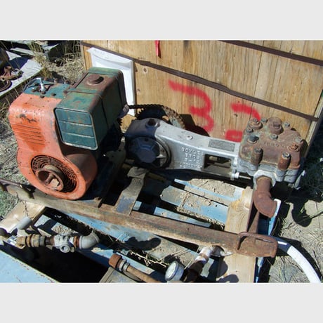 10 HP Boyles #BB-5-12, Simplex Piston Pump with Gas Motor - Image 5