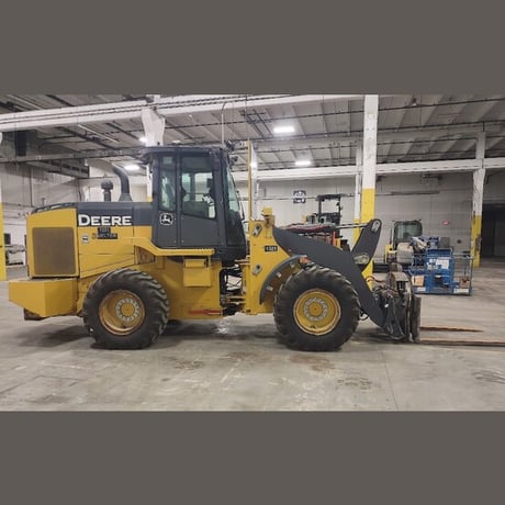 John Deere 624K, Wheel Loader, 186 HP, 60" forks, ROPS, 9,690 hours, 2016 - Image 3